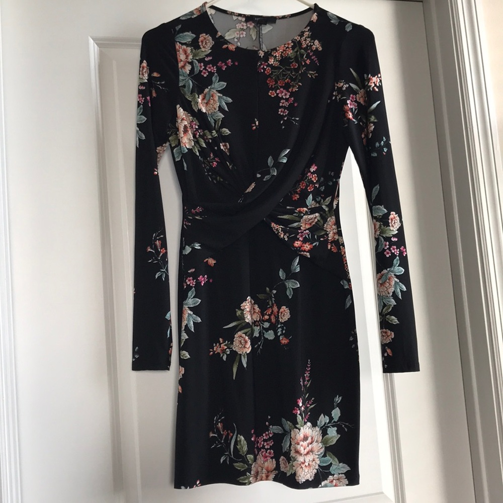 Forever 21 Black Floral Dress